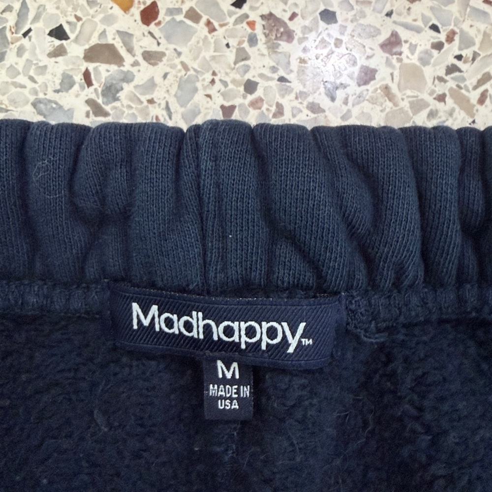 Madhappy navy blue sweatpants 100% cotton local optimist m medium - Picture 6 of 8